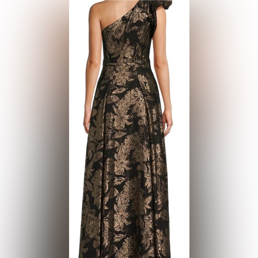 Gold and Black Floral From Antonio Melani Dress - Picture 3 of 4